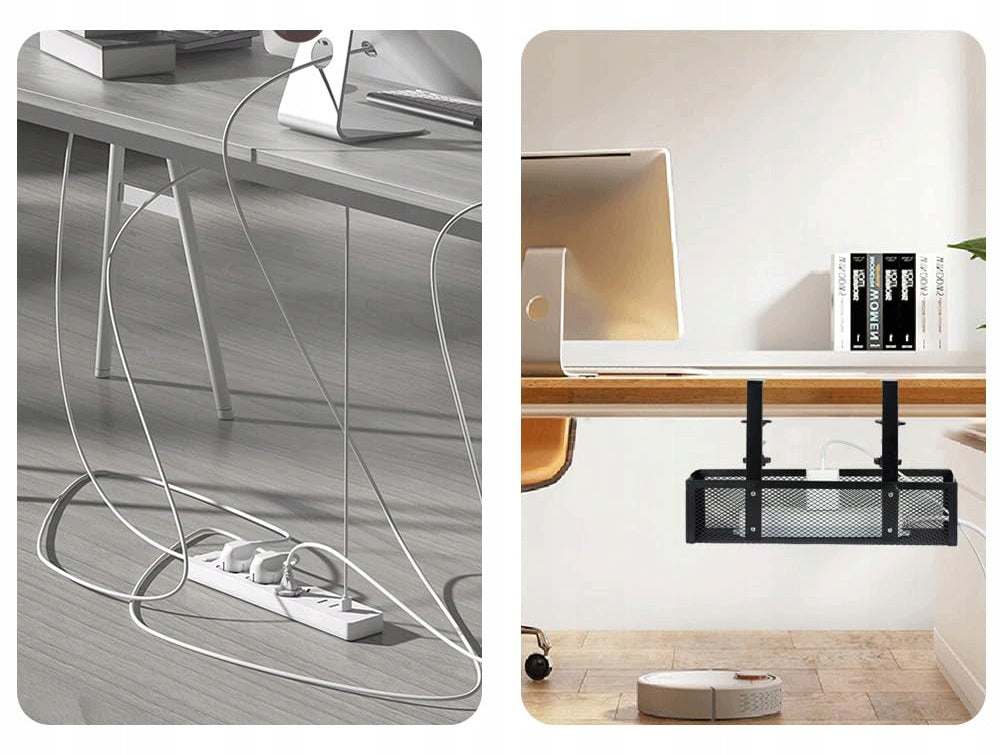 GRILLE CABLE ORGANIZER FOR DESK MESH NON-INVASIVE BASKET Manufacturer code 332061MG