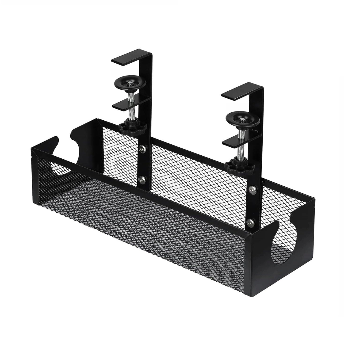 GRILLE CABLE ORGANIZER FOR DESK MESH NON-INVASIVE BASKET