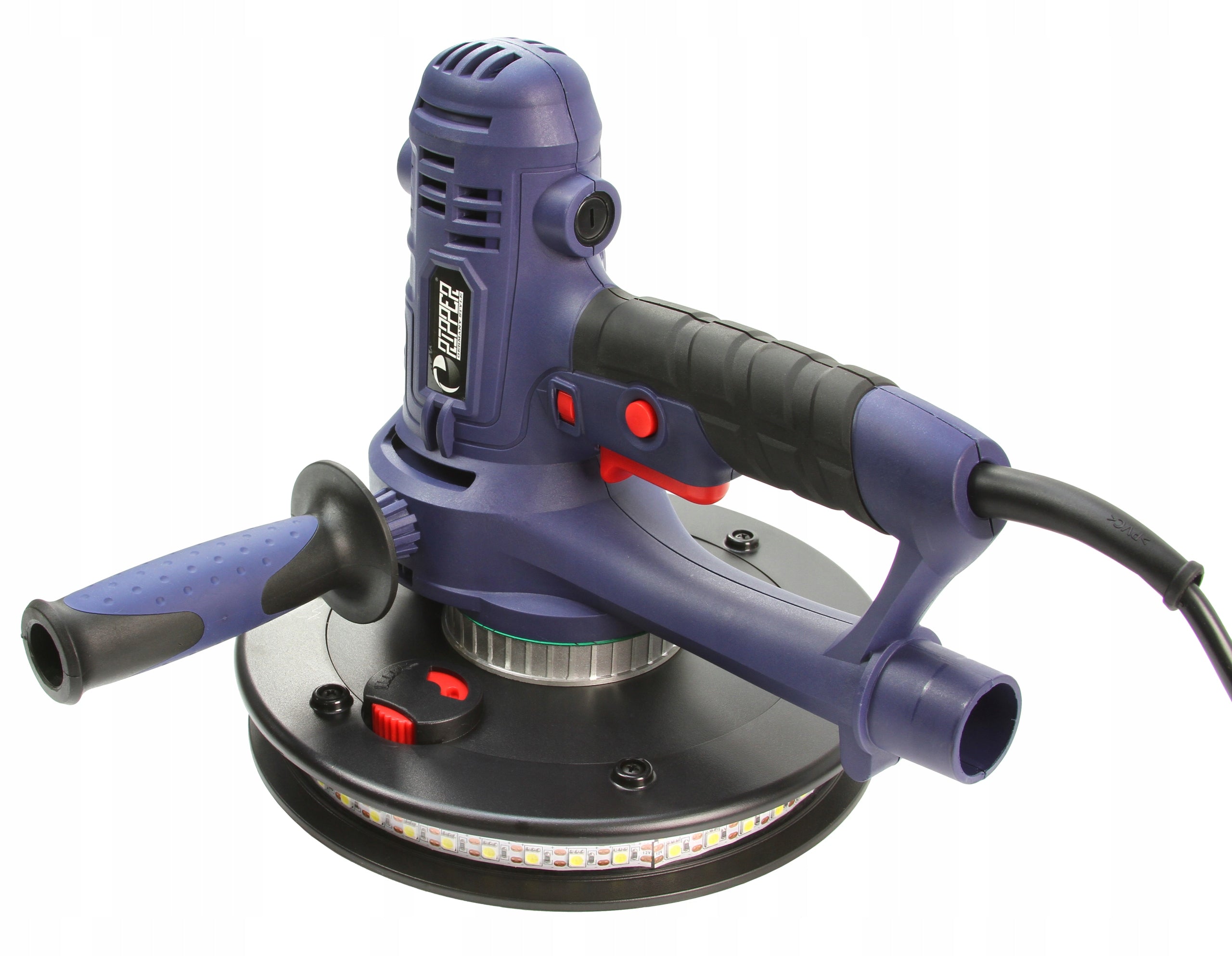 GRINDER 180 mm FOR GRINDING PLASTER OF LED WALLS + 6 PAPERS Brand Ripper