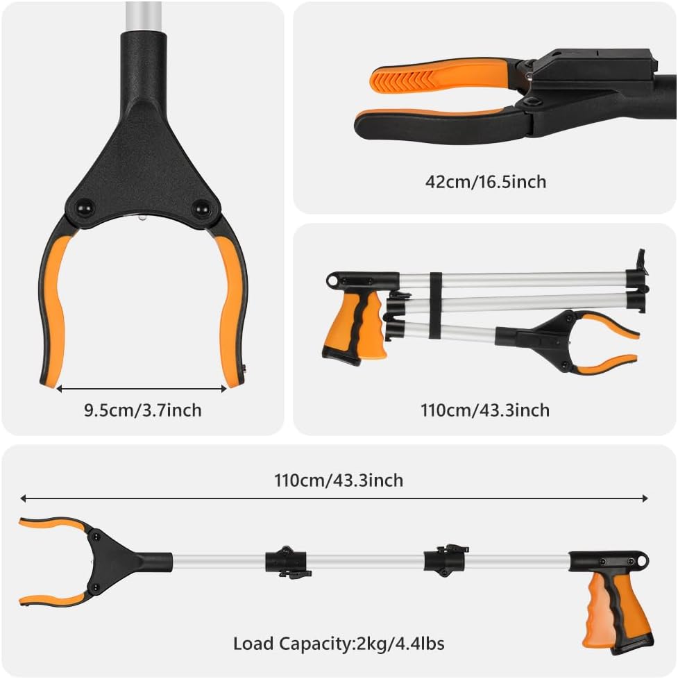 GRIPPER 110 CM FOLDING CLAW ARM TOOL PICKER FOR REACHING Brand no brand