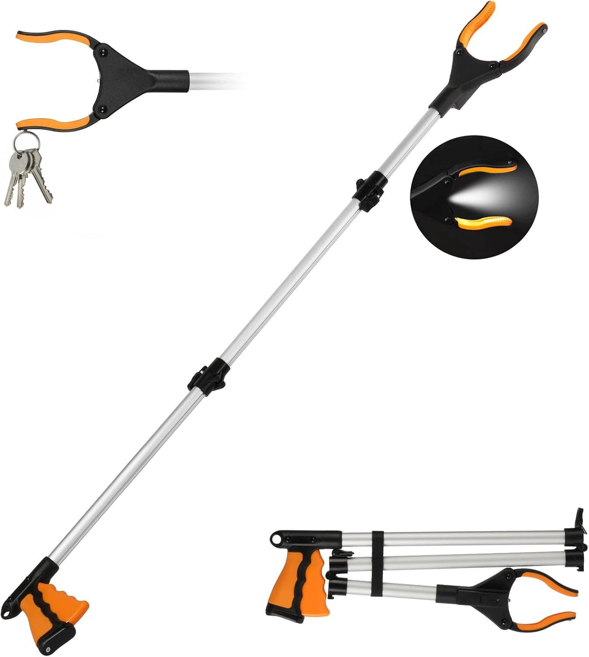 GRIPPER 110 CM FOLDING CLAW ARM TOOL PICKER FOR REACHING
