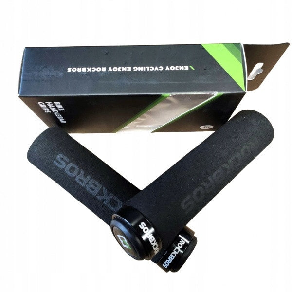 GRIPS FOAM BICYCLE GRIPS ROCKBROS BT1001BK LIGHT COMFORTABLE MTB BLACK Length (mm) 130