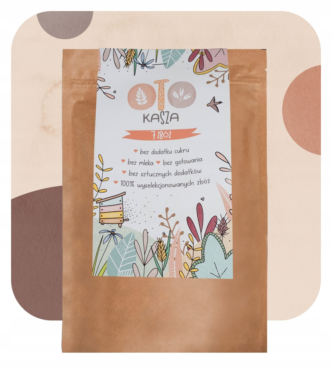 GROATS OF SEVEN CEREALS OTOLANDIA NATURAL DELICACY WITHOUT ADDED SUGAR 2x200g Brand Otolandia