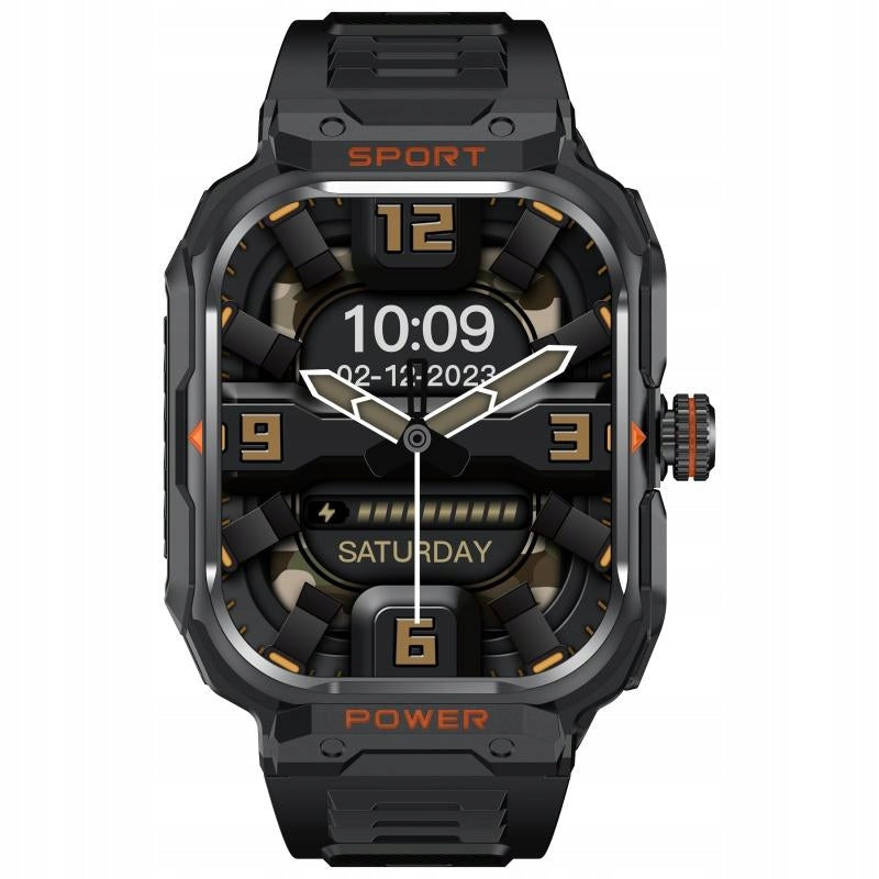 GT55 2 in 1 Smartwatch with TWS Bluetooth Earphone, Bluetooth Connections, NFC Model other