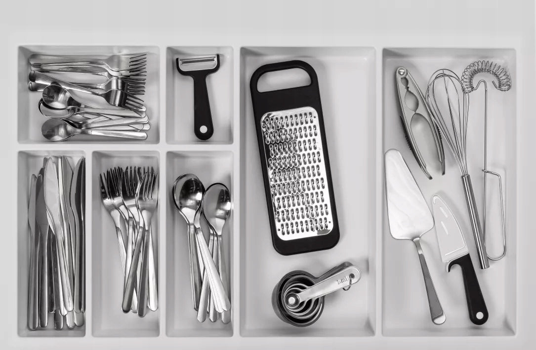 GTV cutlery organizer insert for drawer 80 white axispace 740x474 EAN (GTIN) 5902801308215