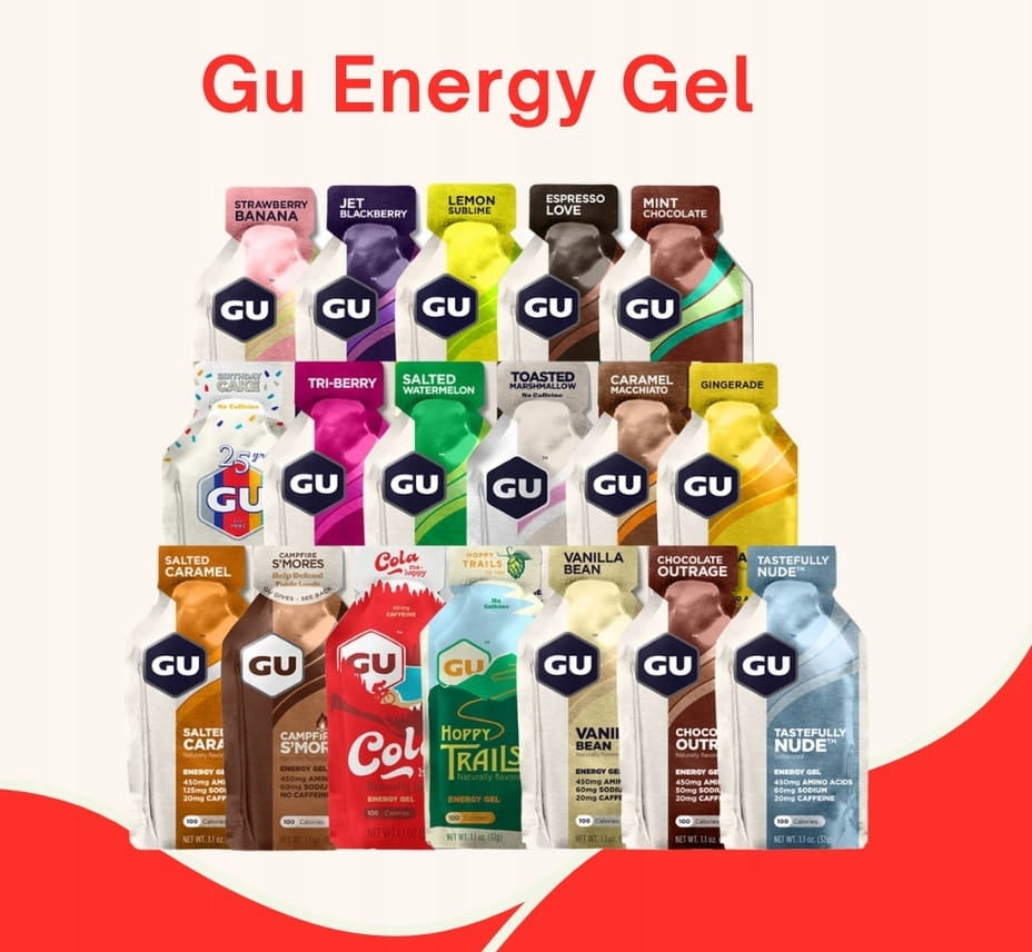 GU Salty Caramel Energy Gel BCAA Salty Caramel Expiration date at least 1 month from the date of purchase