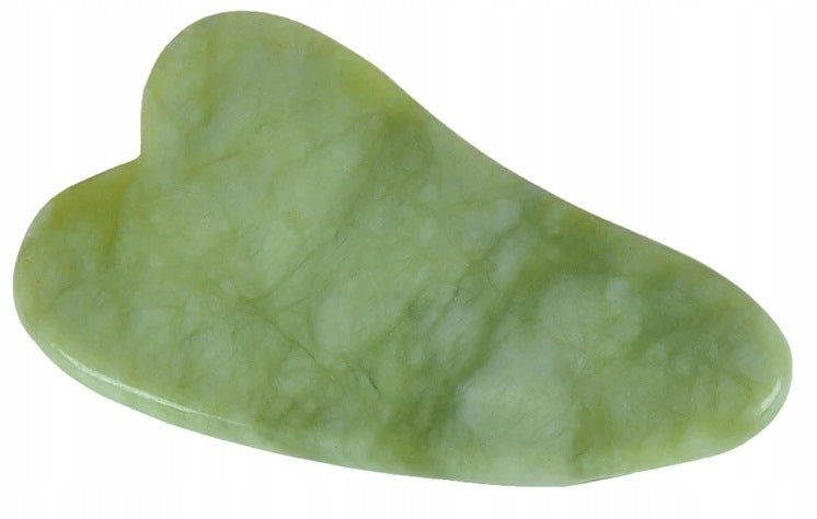 GUA SHA FACE MASSAGE PLATE GUASHA JADEIT Color green