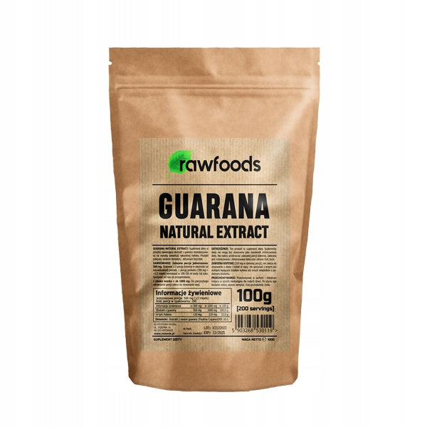 GUARANA POWDER 100G STRONG EXTRACT 22% CAFFEINE