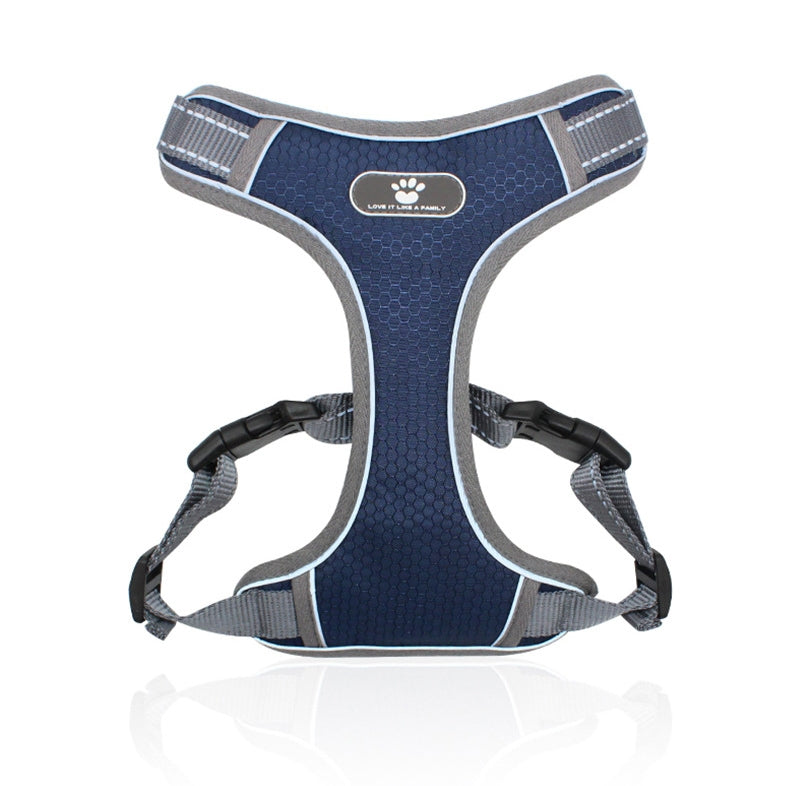 GUARD DOG HARNESS PRESSURE-FREE ADJUSTABLE REFLECTIVE WALKING r. M