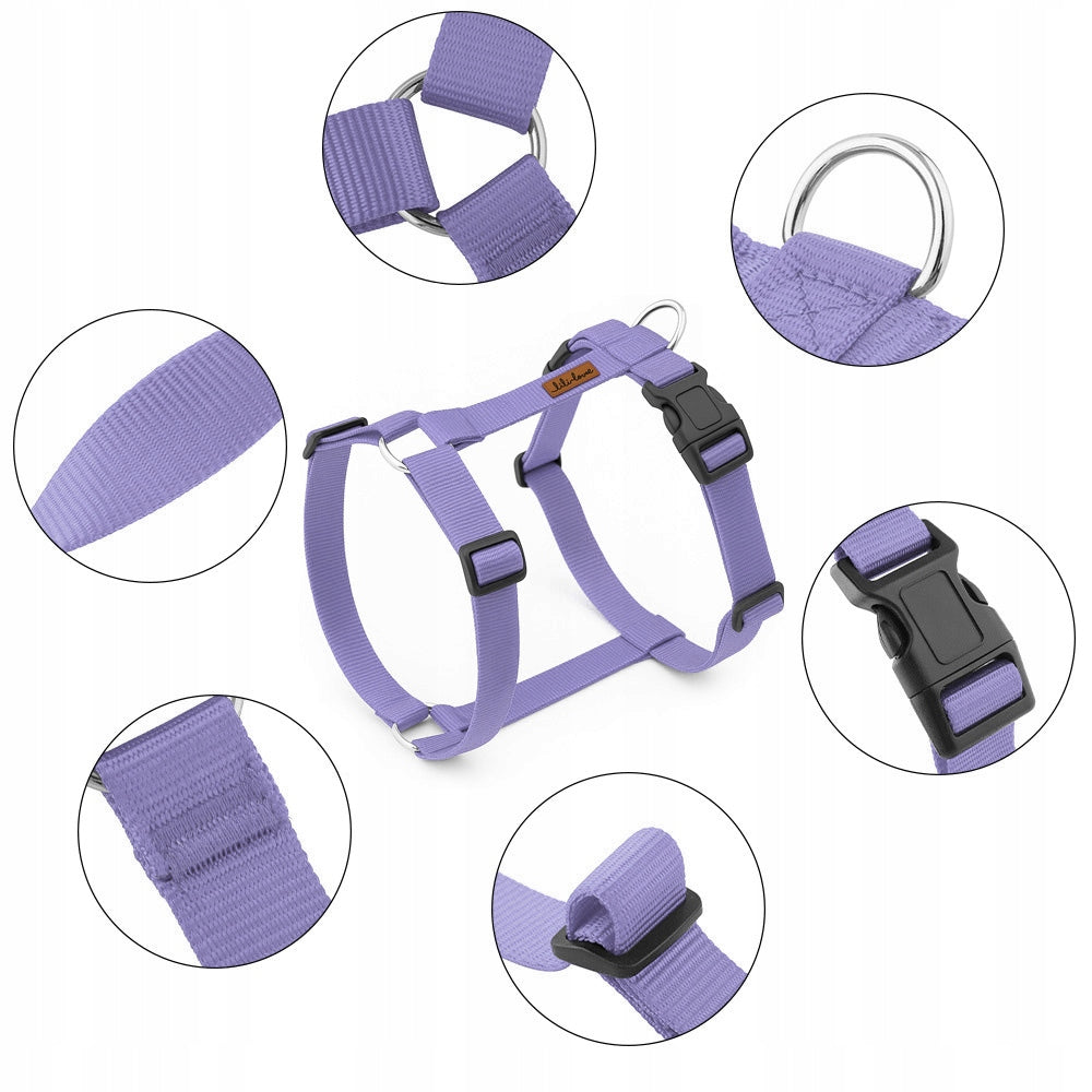 GUARD HARNESS FOR DOG ADJUSTABLE PRESSURE-FREE COMFORTABLE STRONG WEBBING ros. M Brand Lililove