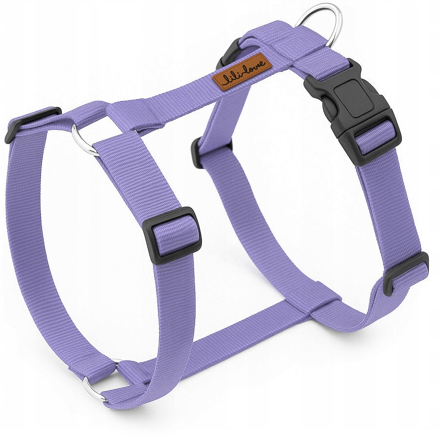 GUARD HARNESS FOR DOG ADJUSTABLE PRESSURE-FREE COMFORTABLE STRONG WEBBING ros. M Manufacturer code GUARD.LAVENDER.M