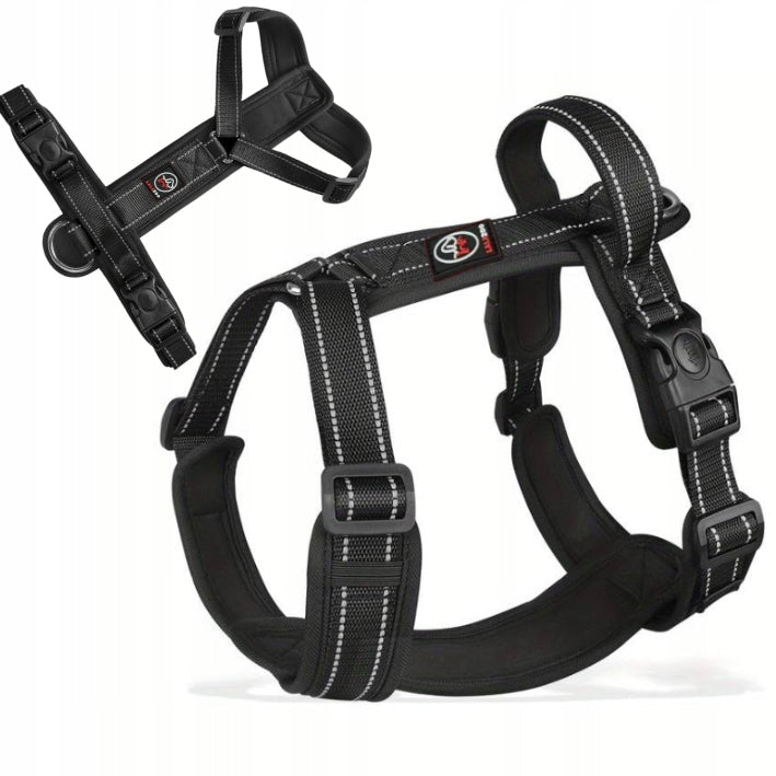 GUARD adjustable harness for small dog CAPRI black size S