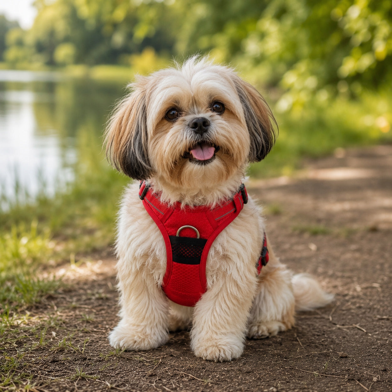 GUARD dog walking harness pressure-free comfortable COMO red M Manufacturer code 5906555655182