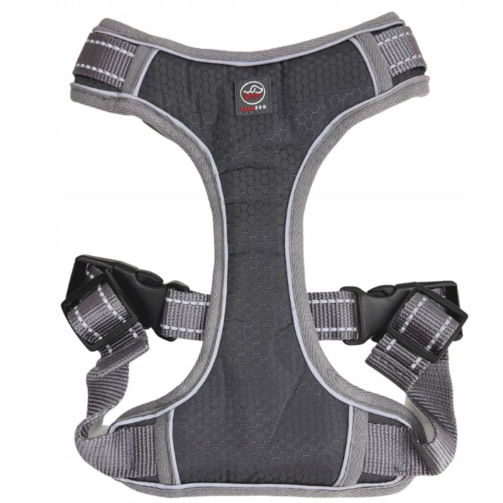 GUARD pressure-free dog harness SOLID gray L Brand Lalazoo