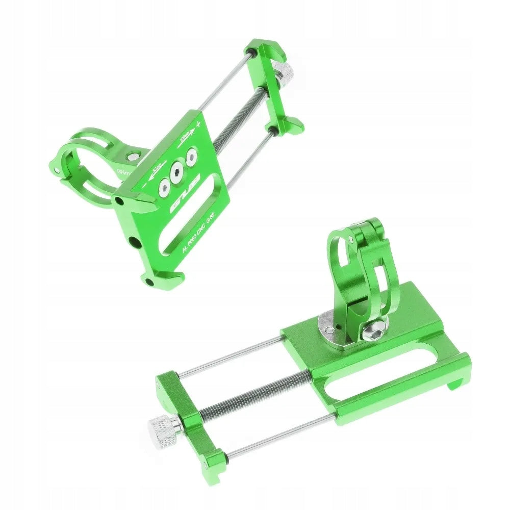 GUB handlebar bike holder G85 Aluminium green Manufacturer code G-85