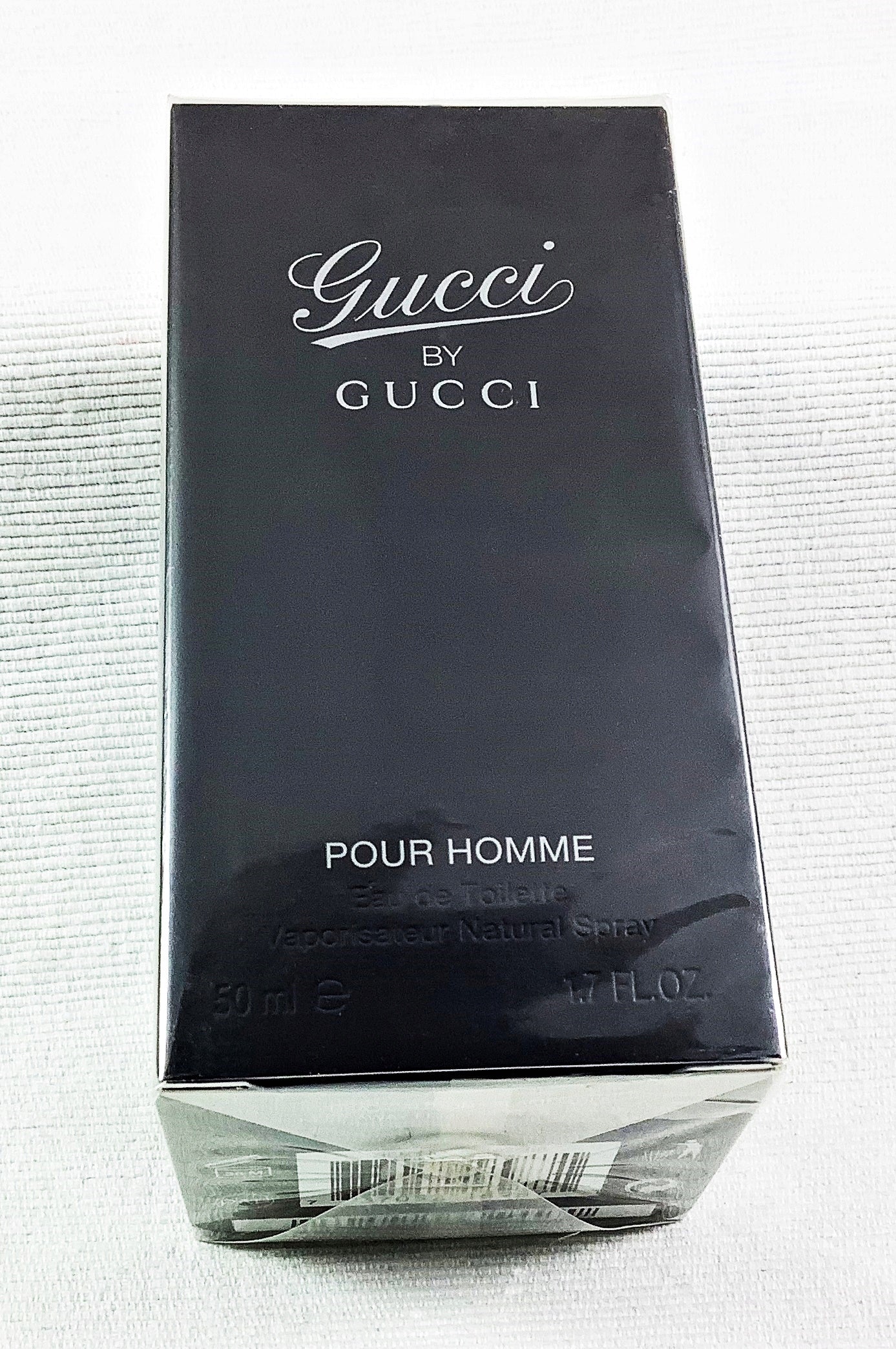GUCCI BY GUCCI POUR HOMME 50 ML EAU DE TOILETTE UNIQUE Packaging status original