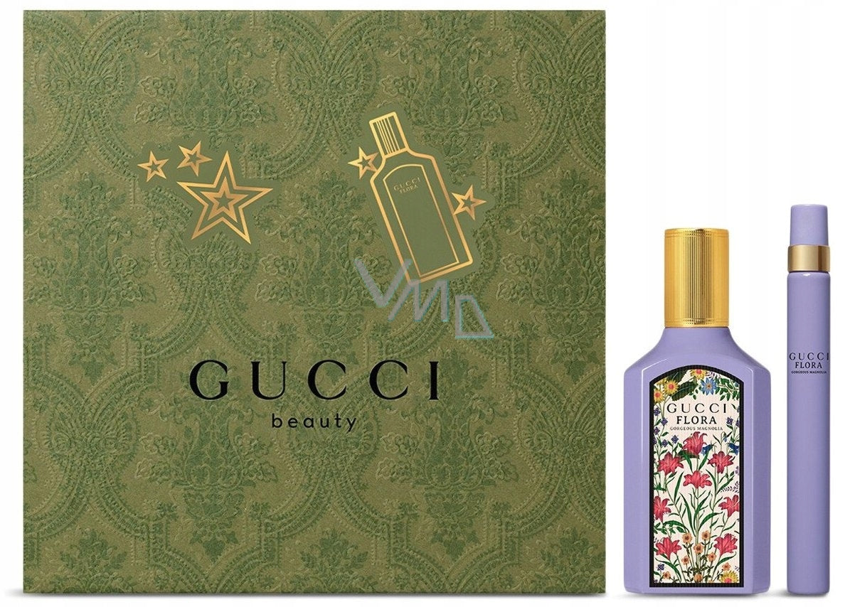 GUCCI FLORA GORGEOUS MAGNOLIA EAU DE PARFUM 50ml + 10ml GIFT SET