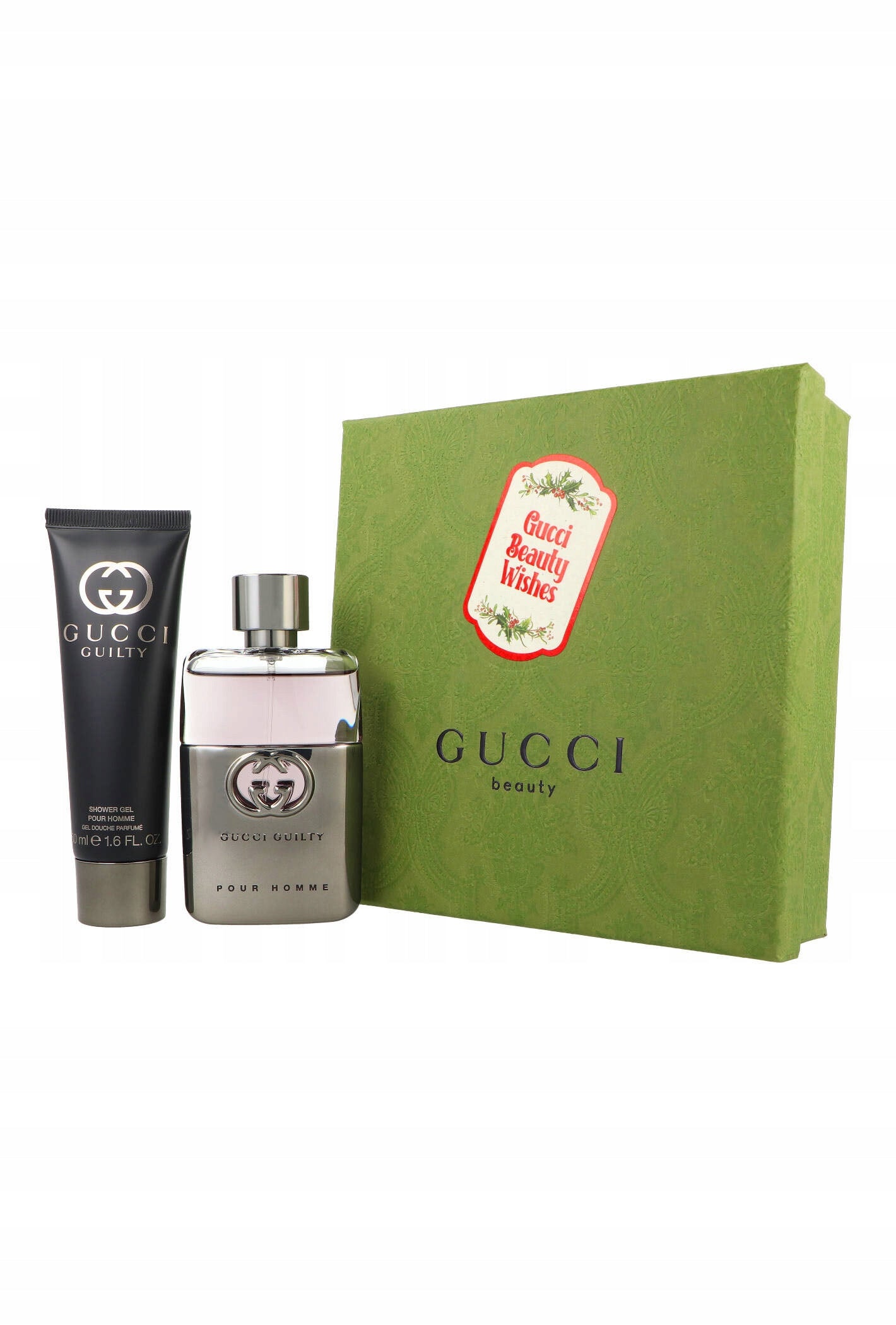 GUCCI GUILTY POUR HOMME EAU DE TOILETTE 50 ML + SHOWER GER 50 ML Packaging status original