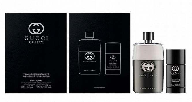 GUCCI Guilty Pour Homme set eau de toilette 90ml + deodorant 75ml Brand Gucci