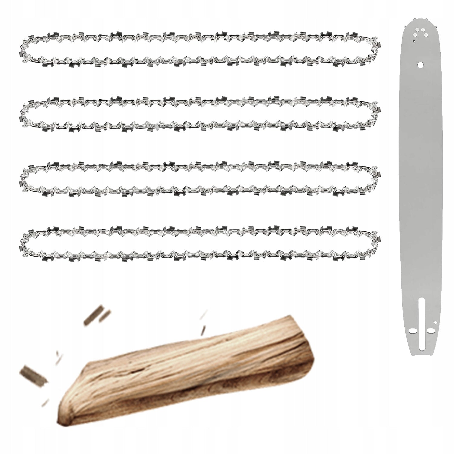 GUIDE FOR CHAINSAW 20" 50CM + 4X CHAIN 0.325" Brand no brand