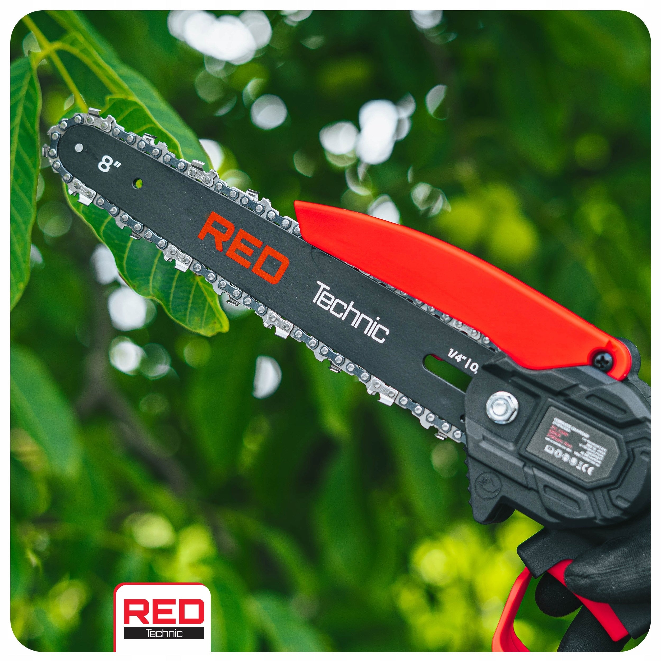 GUIDE FOR CORDLESS SAW 20CM 8" + 2X CHAIN 1,4" 0.043 Product weight with unit packaging 0.3 kg