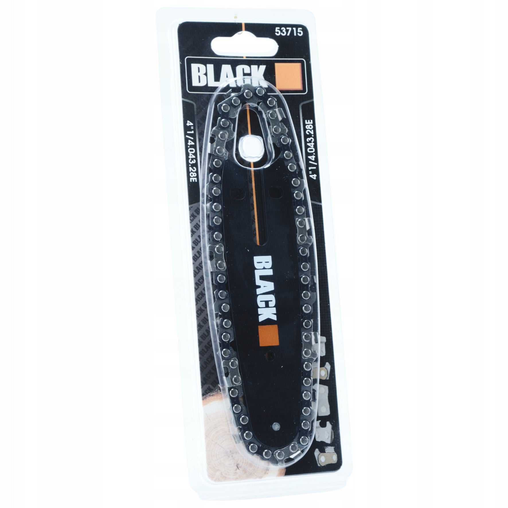 GUIDE FOR CORDLESS SAW MINI CHAINSAW +CHAIN 4" BLACK EAN (GTIN) 5905427504658