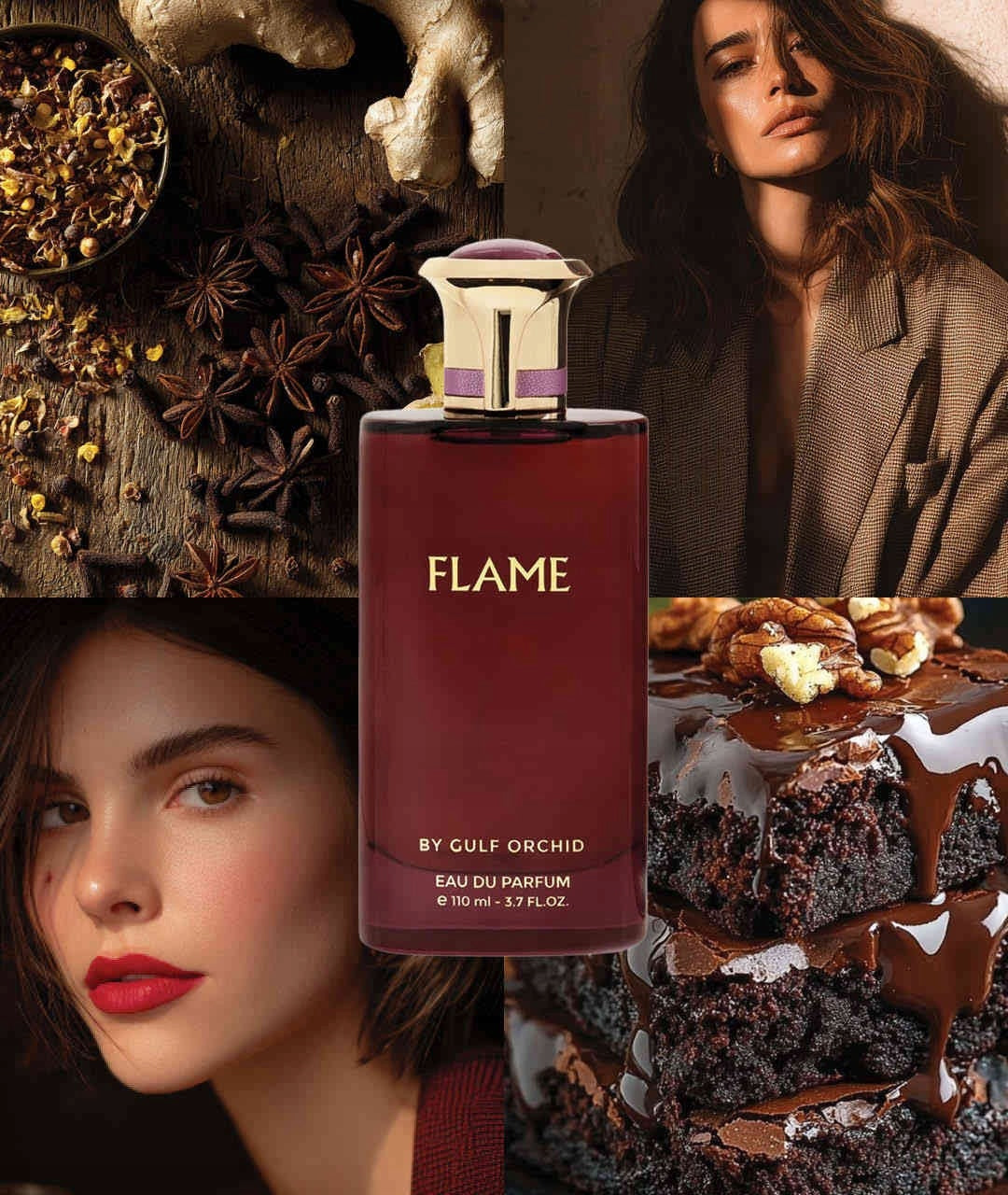 GULF ORCHID Women's Eau de Parfum Flame 110 ml Brand Gulf Orchid