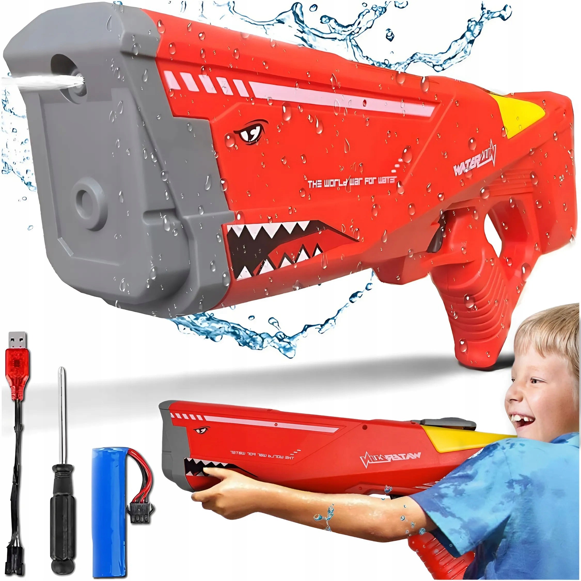 GUN WATER RIFLE LARGE WATER CANNON FOR CHILDREN ELECTRIC LARGE