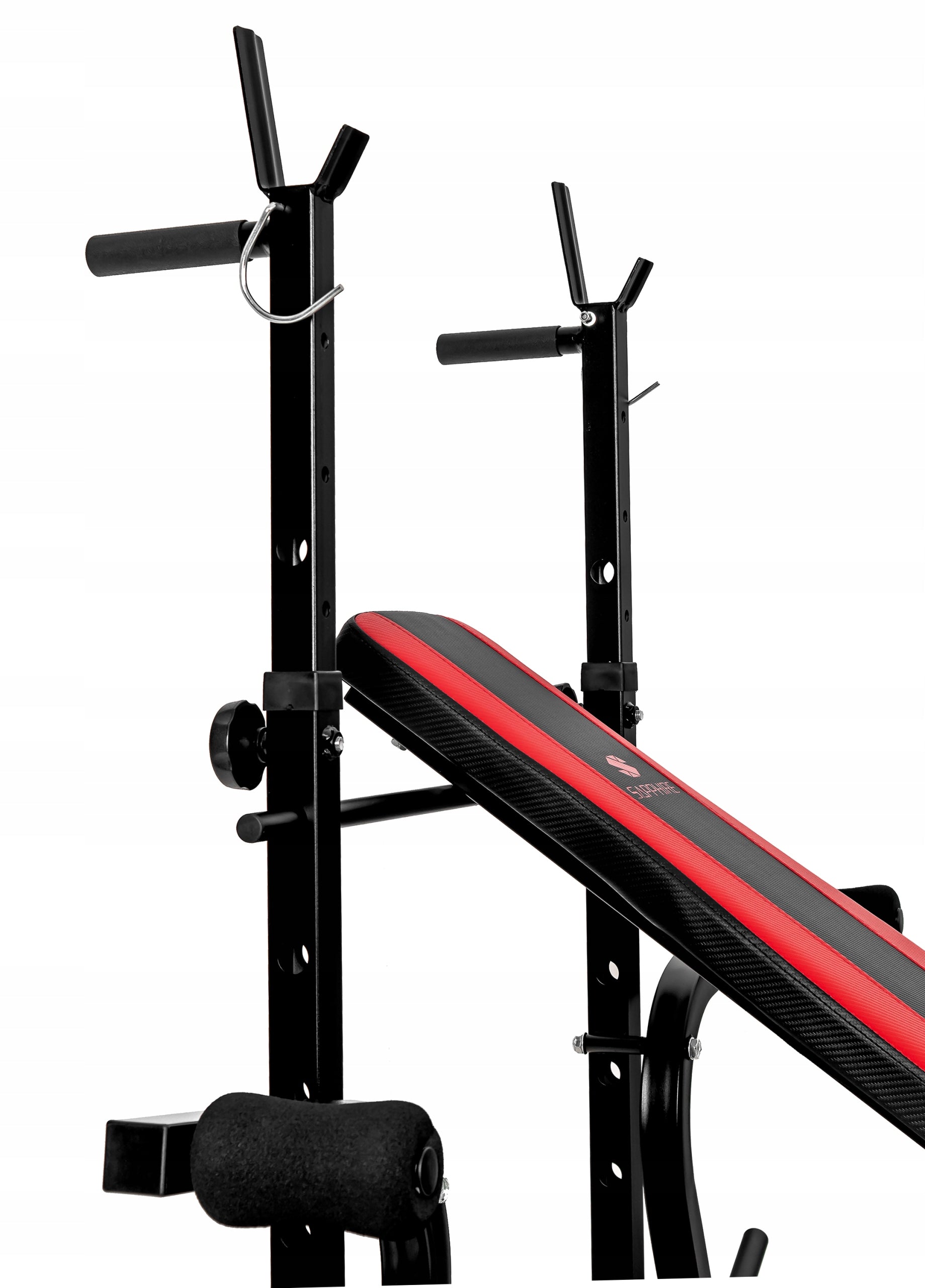 GYM SAPPHIRE 123kg BODYBUILDING SET BENCH RIDGES LOAD dumbbells Accessory equipment preacher curl bench leg press butterfly station/chest fly racks upper pulley