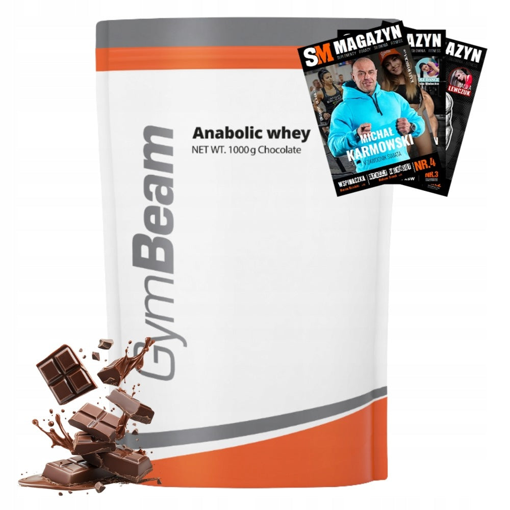 GYMBEAM ANABOLIC WHEY PROTEIN 1000 g MUSCLE MASS WPC PROTEIN CONDITIONER