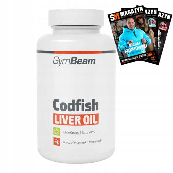 GYMBEAM COD LIVER OIL 90 caps HEART BRAIN