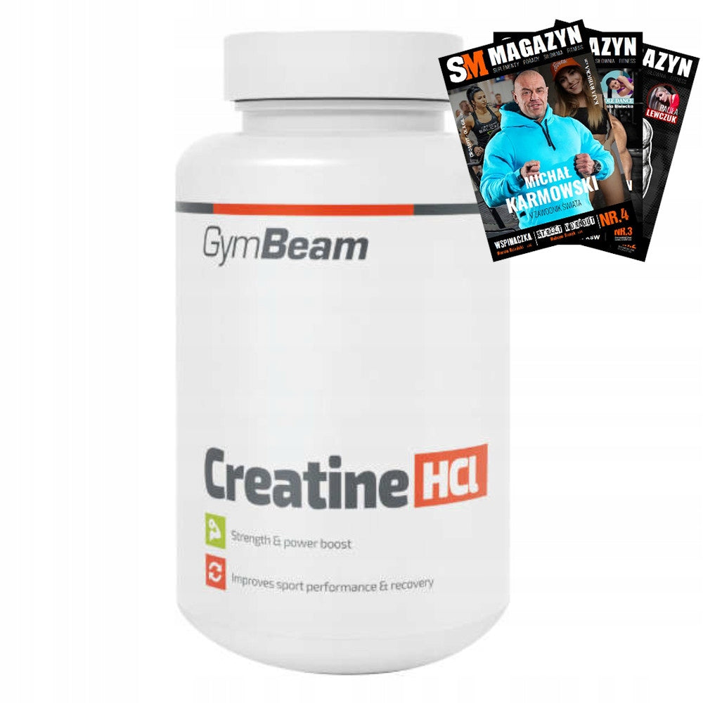GYMBEAM CREATINE HCL 120k HYDROCHLORIDE STRENGTH MASS STRENGTH