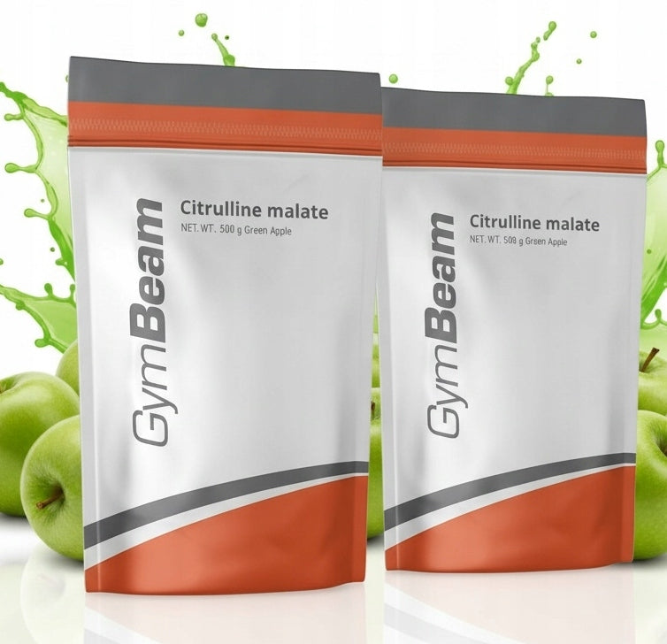 GYMBEAM Citrulline malate GREEN APPLE strength PUMP muscles performance 500g
