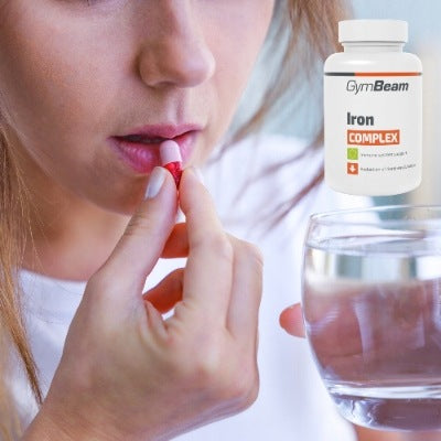 GYMBEAM Iron Complex Supplement 120 capsules Expiration date at least 1 year from the date of purchase