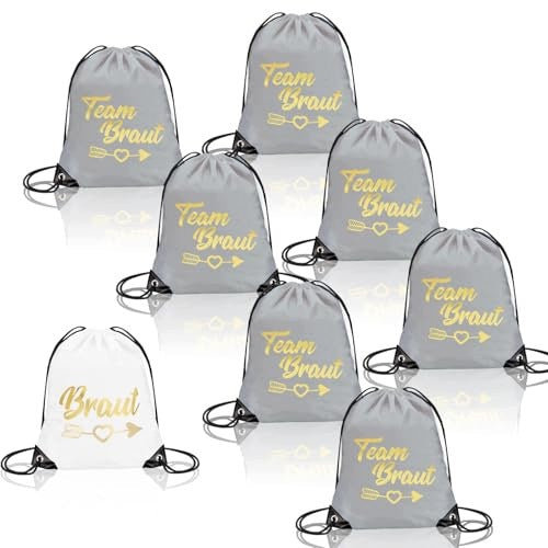 GYMNASTIC BACKPACK FOR BRIDE WEDDING SET OF 8 PCS. Brand no brand