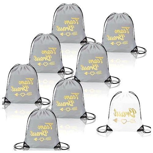 GYMNASTIC BACKPACK FOR BRIDE WEDDING SET OF 8 PCS.