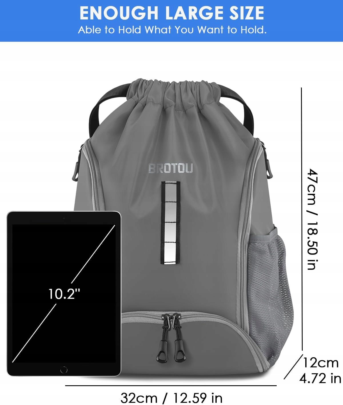 GYMNASTICS BAG FOOTBALL SPORTS BAG WITH SHOE POCKET Kind sports