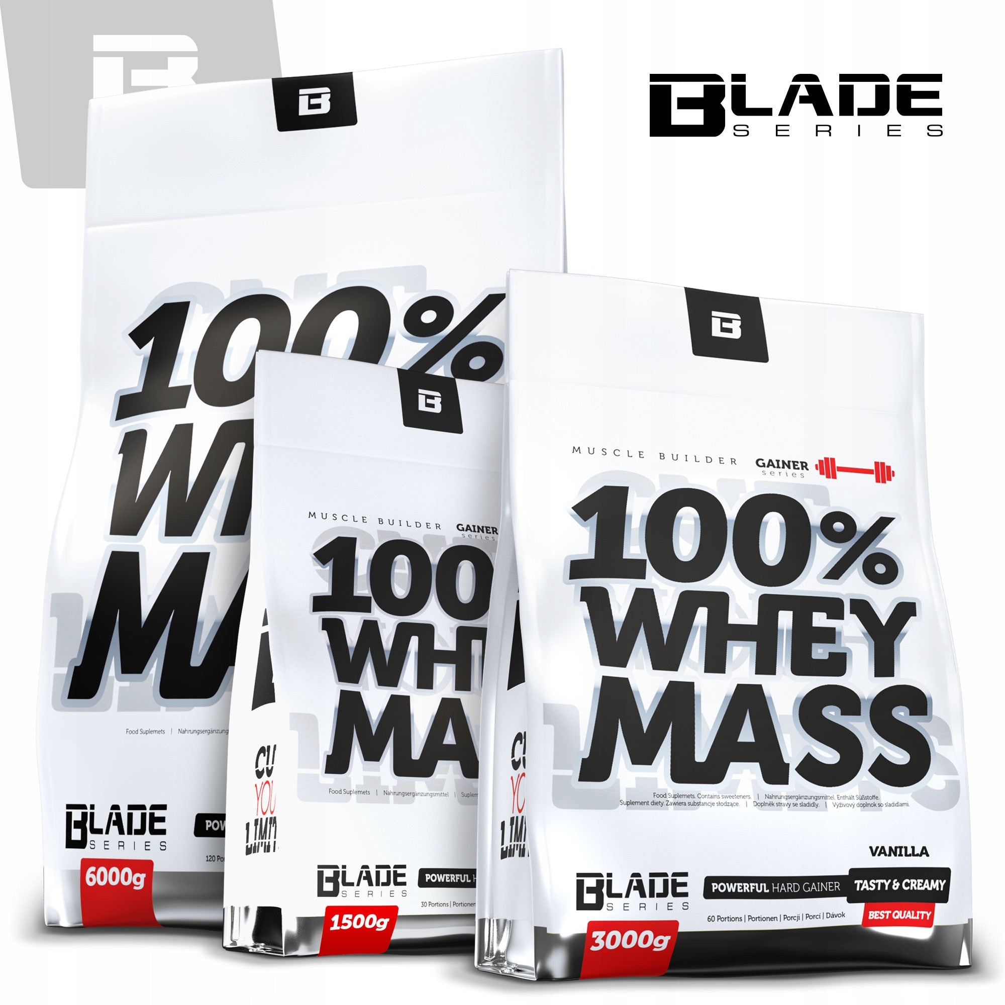 Gainer Chocolate Powder HiTec Nutrition 3000 g CARBOHYDRATE PROTEIN WEIGHT Brand HiTec Nutrition