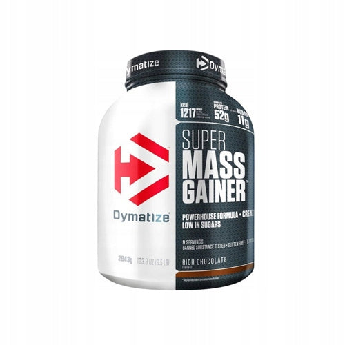 Gainer DYMATIZE Super Mass Gainer 2943g Chocolate Mass Protein Carbon Expiration date at least six months from the date of purchase