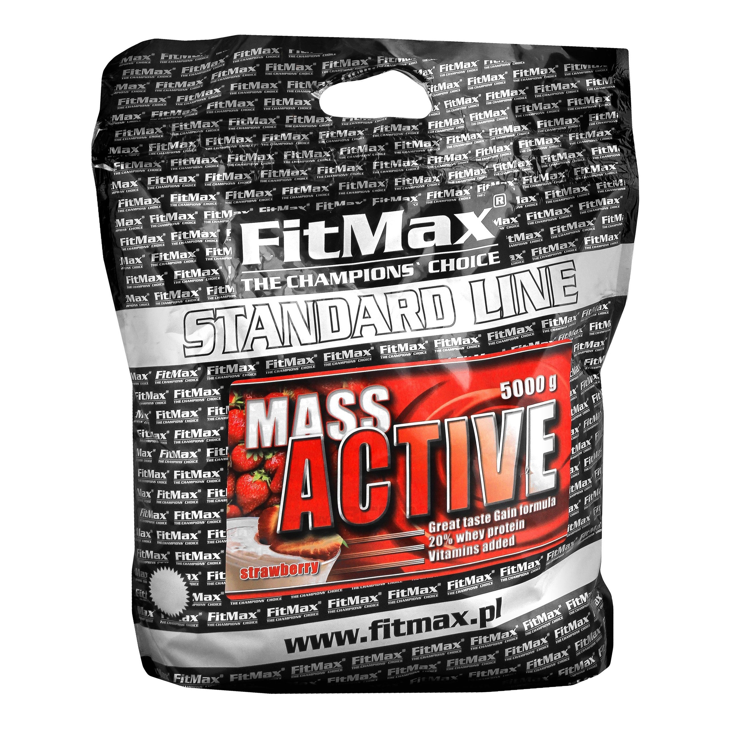 Gainer FITMAX Mass Active 5kg Banana Muscle Mass Carbohydrates Protein
