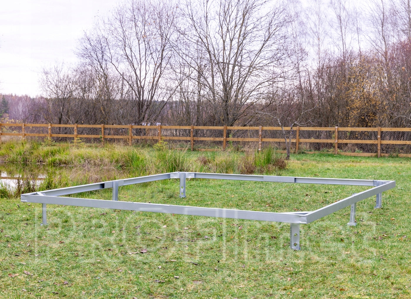 Galvanized foundation for greenhouses 3x4m steel Manufacturer Profimet
