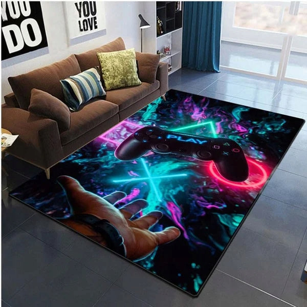 Gaming Carpet 200x300 For Children's Room Player Youth Effect 3D Play Product width 300 cm