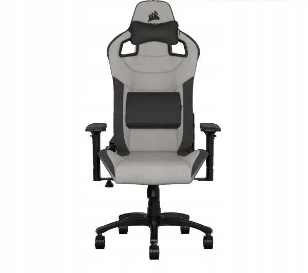 Gaming Chair Corsair T3 Rush Fabric Gaming Light Grey Upholstery color gray