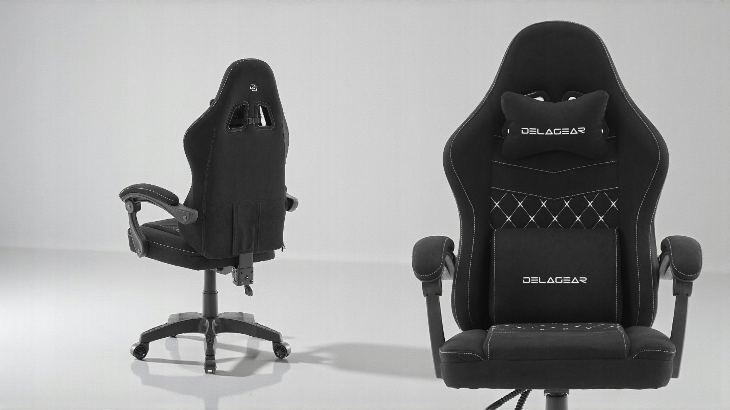 Gaming Chair DELAGEAR G 300 Black Adjustable Swivel Material Brand Delagear