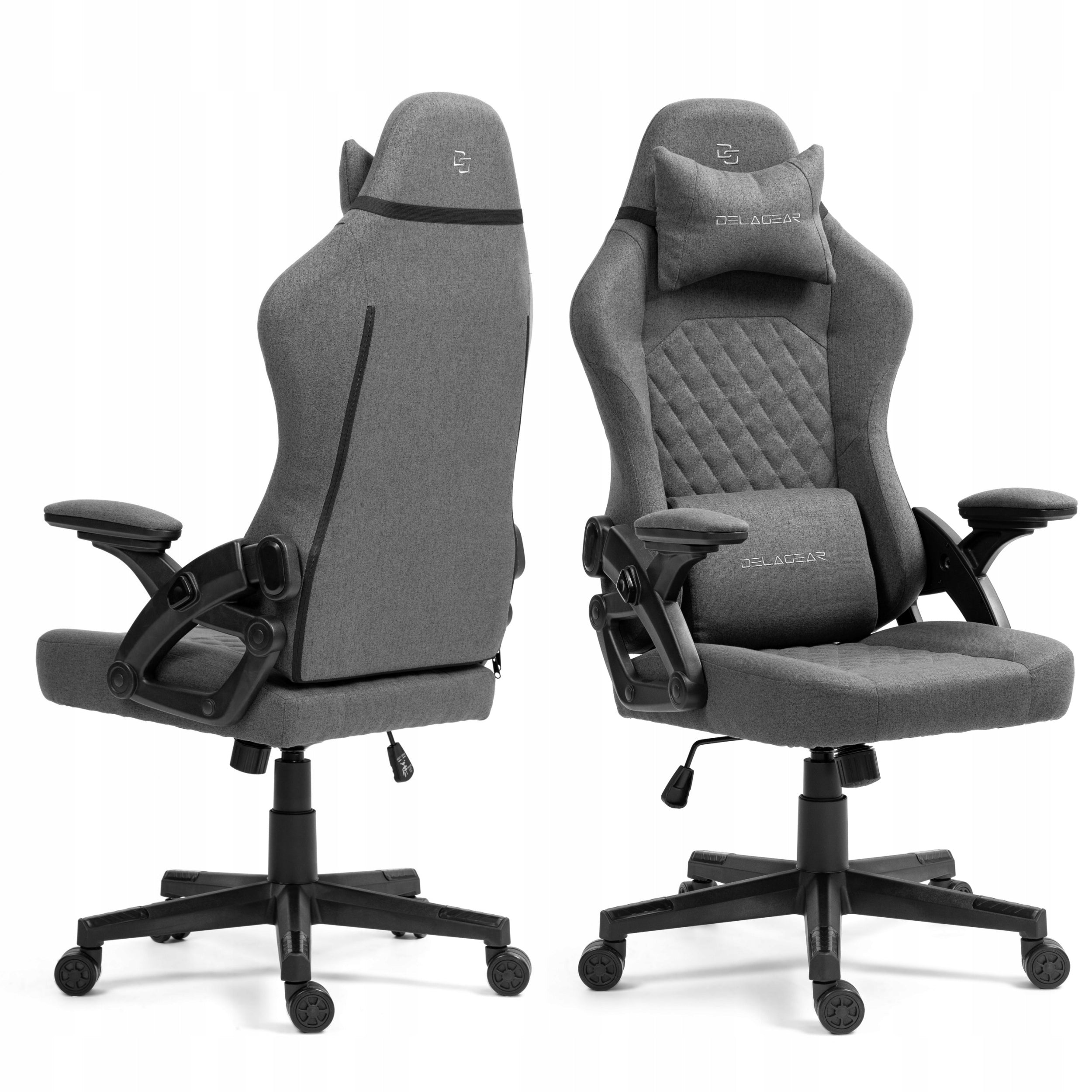 Gaming Chair DELAGEAR G 404 Dark Grey Material Manufacturer code 5904261532346