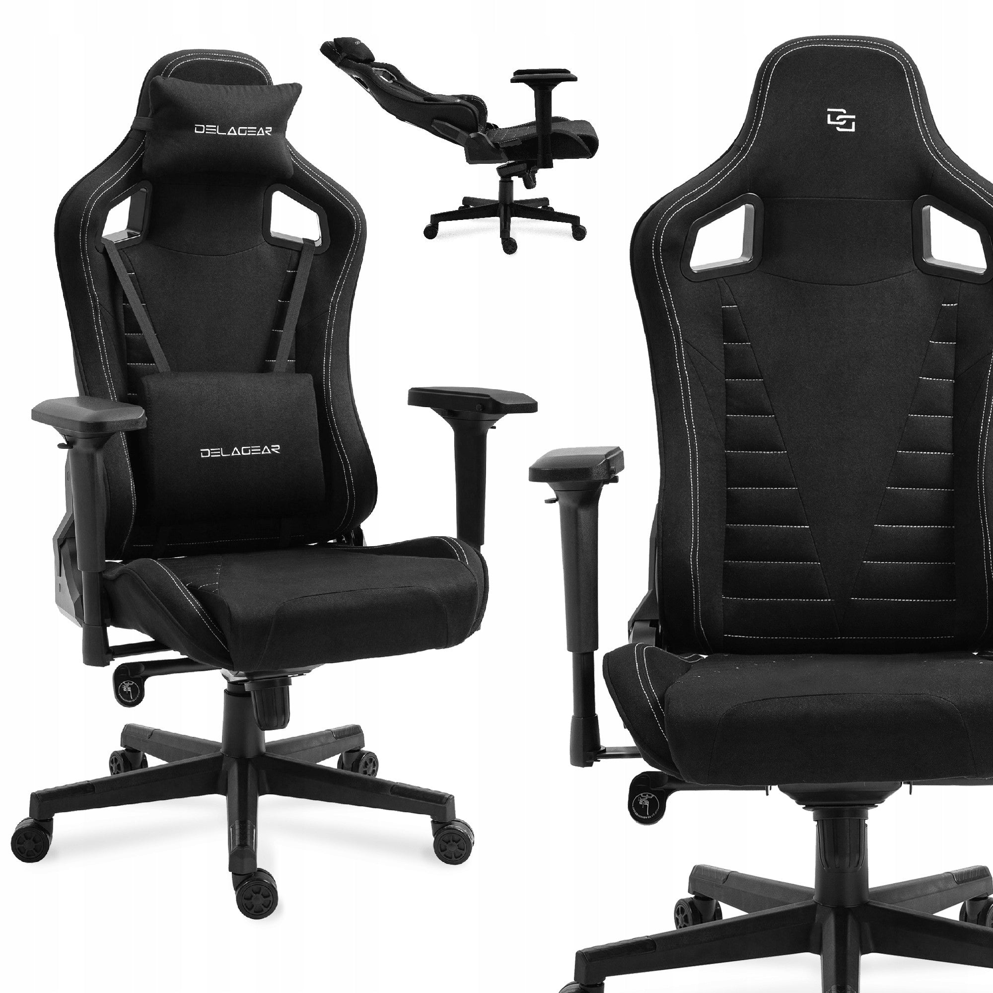 Gaming Chair DELAGEAR G 808 Adjustable Rotating Bucket Material Brand Delagear