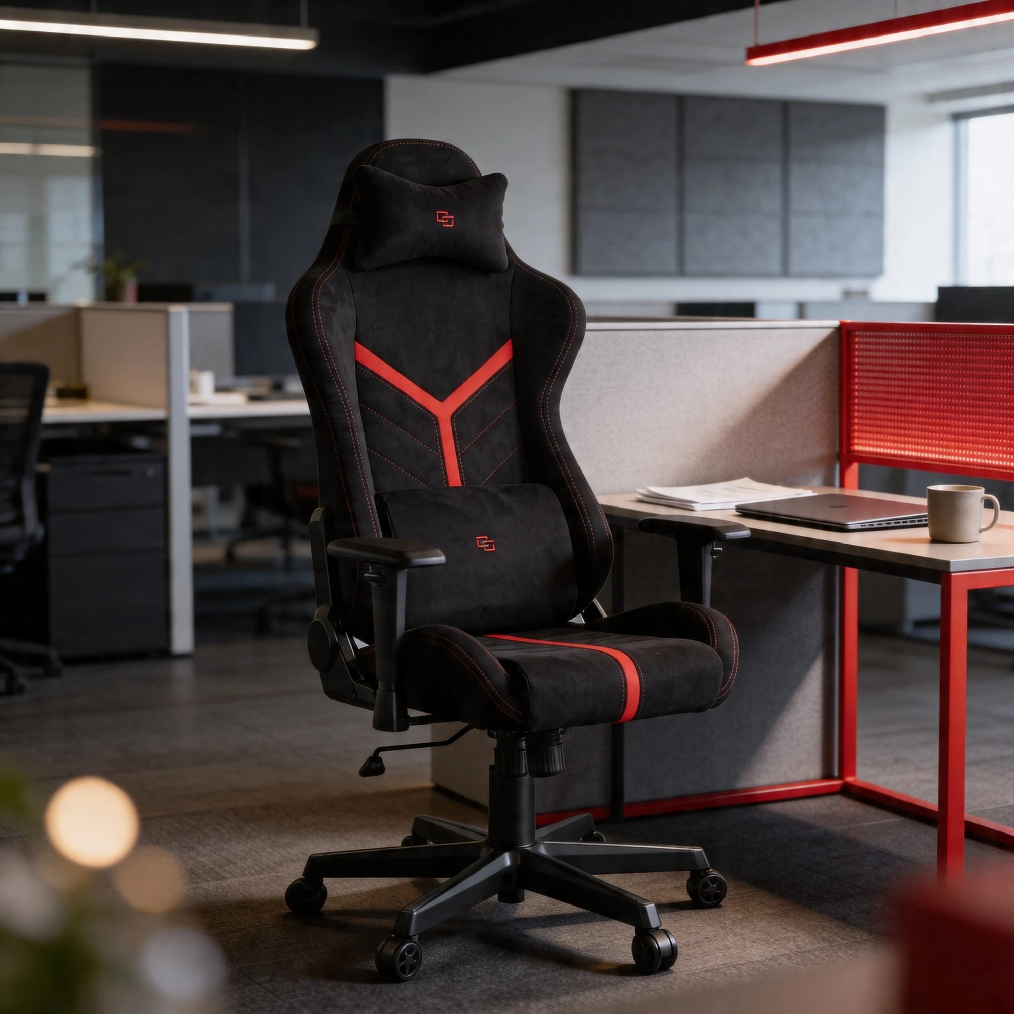 Gaming Chair Delagear G 525 Black & Red Material Brand Delagear