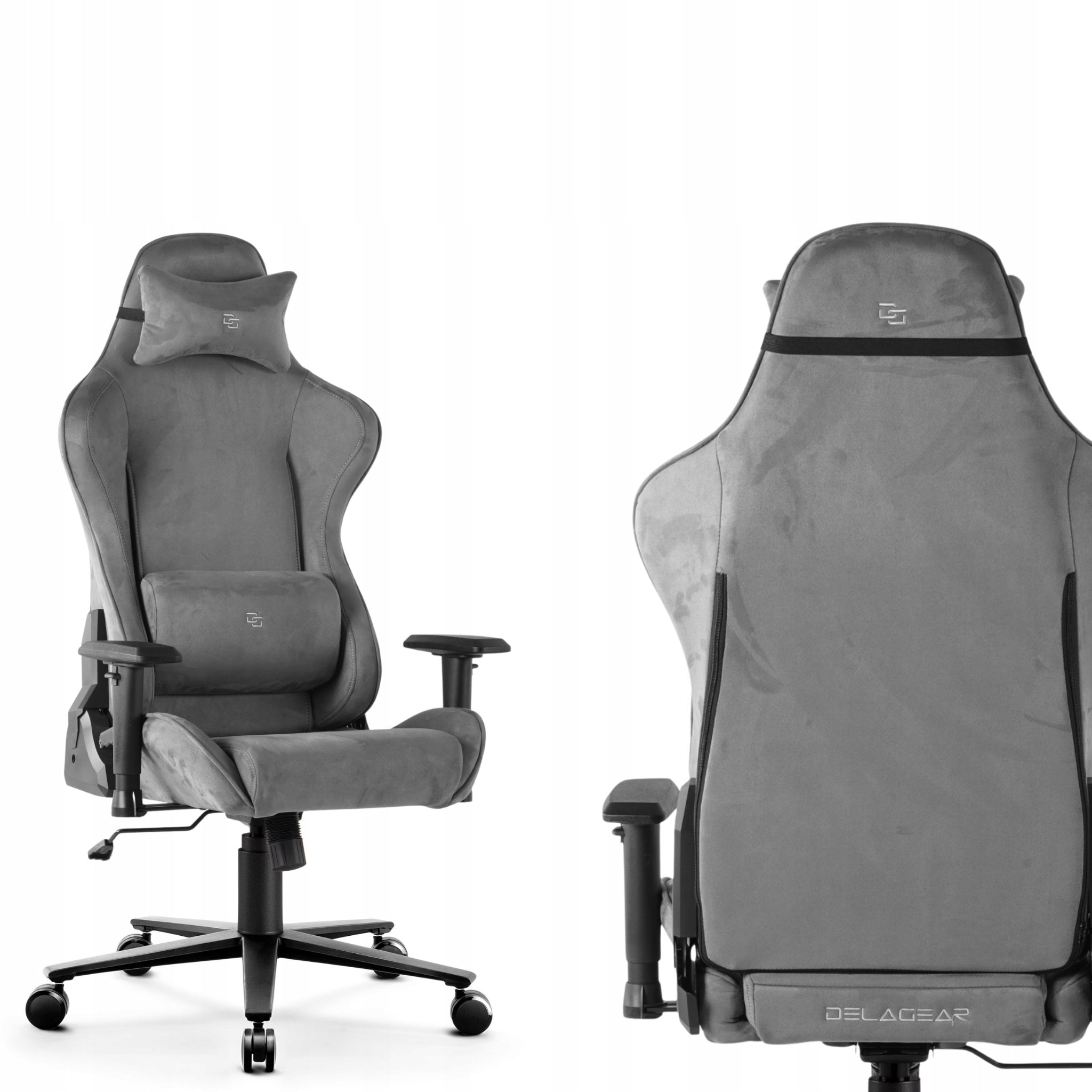 Gaming Chair Delagear G 600 PURE Dark Grey Material Model G 600 PURE Ciemnoszary Materiałowy
