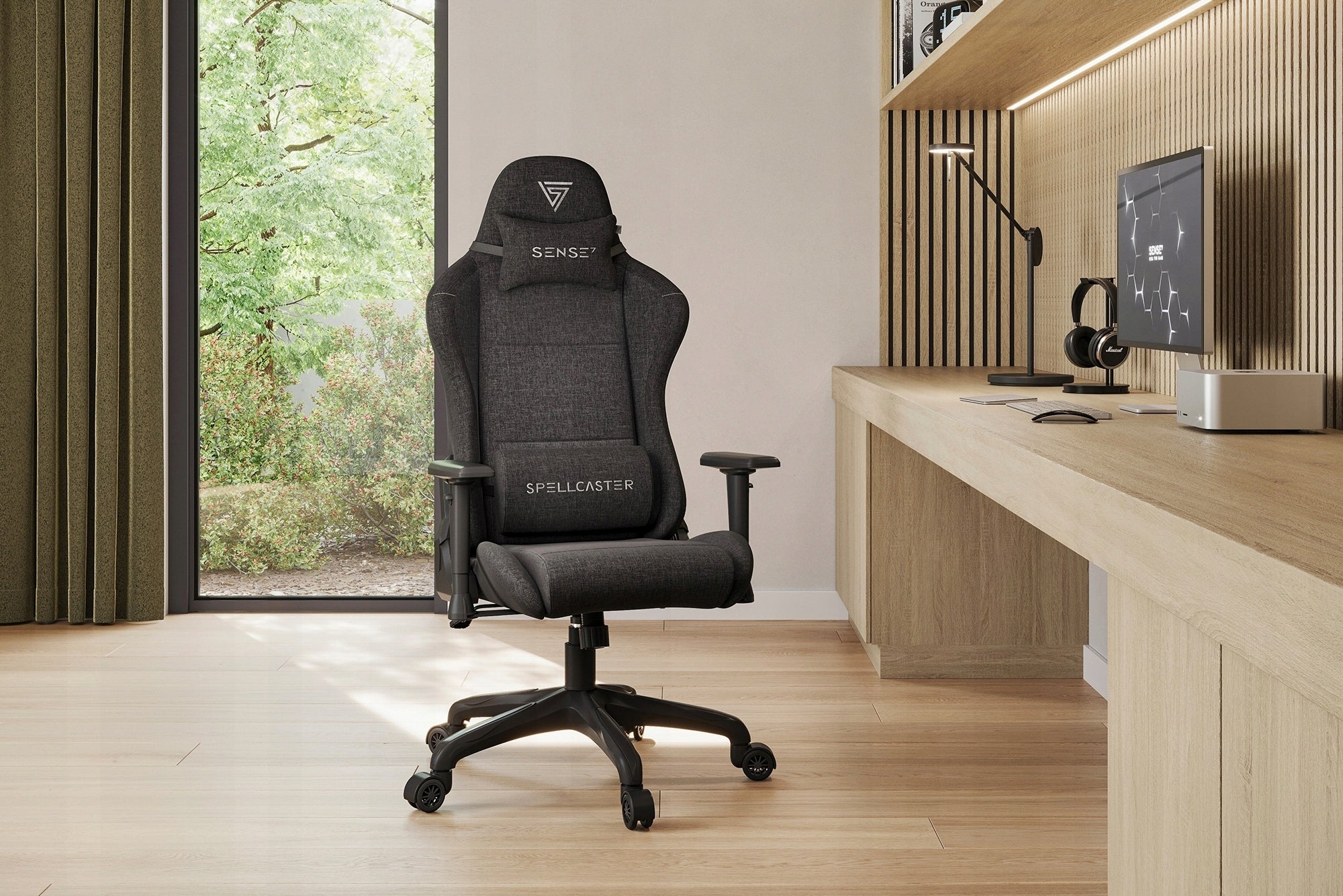 Gaming Chair Material Rotating Office Bucket Player Chair Sense7 Furniture width 70 cm