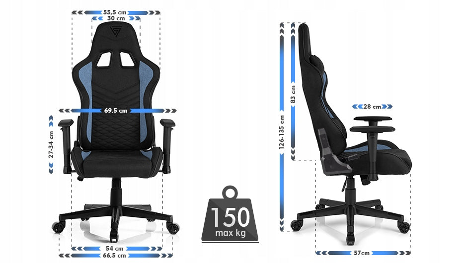 Gaming Chair Office Material Adjustable Sense7 Manufacturer code 8148273